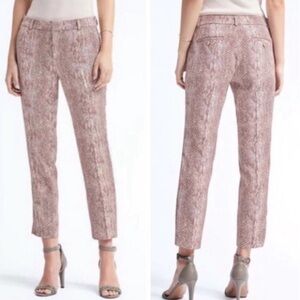 Banana Republic Avery Pants Snakeskin Size 2